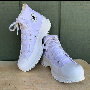 Converse Chuck Taylor All Star Lugged Platforms Shoes A00871C Womens Size 7.5